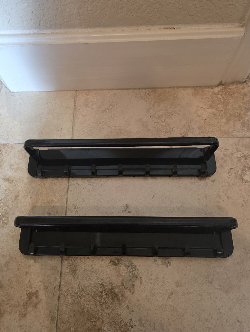 Vintage Black Plastix Hanging Kitchen Tools Organizer Made In USA